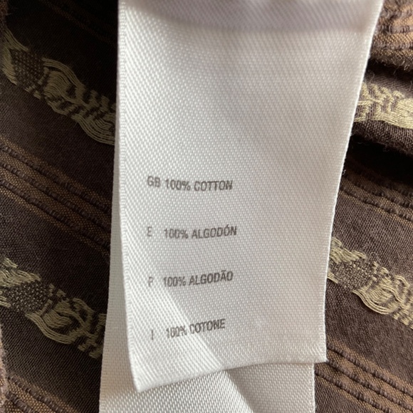 The North Face Women’s Button (Snap) Up Shirt 3/4 Sleeve w/ Roll Tabs Brown Sz M - Picture 9 of 9